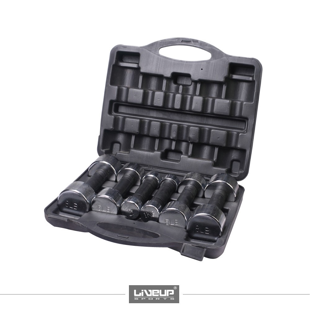 CHROME DUMBBELL SET LS2330