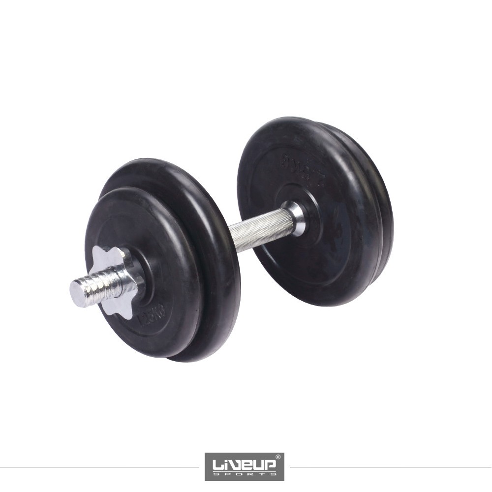 RUBBER DUMBBELL SET  LS2313